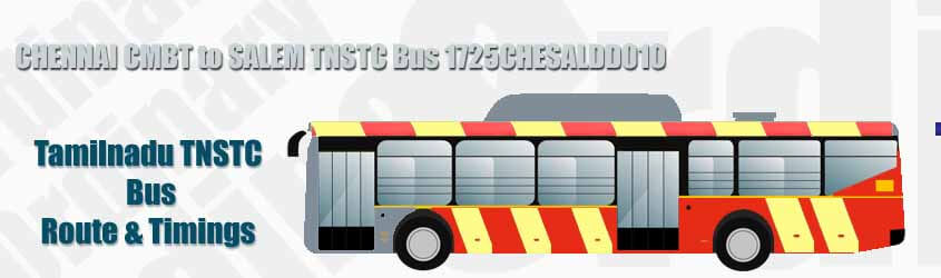 CHENNAI CMBT to SALEM TNSTC Bus 1725CHESALDD01O